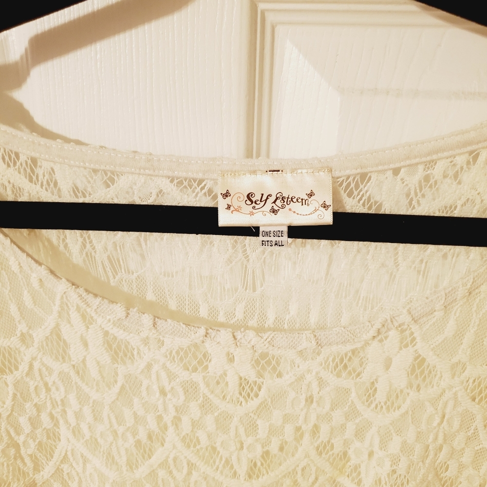 Self Estem lace top